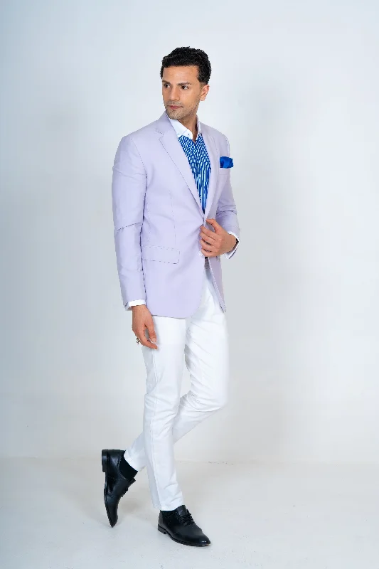 Shop the best in men’s fashion for less – limited-time sale!  Light Purple Blazer