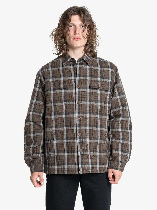 Don’t miss these deals – men’s fashion essentials for less.  Thrills Labour Flannel Jacket - Brown