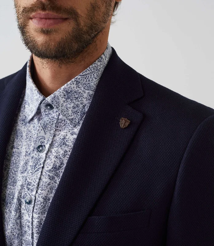 Shop trendy clothing at amazing prices – exclusive deals!  Veste 2 boutons avec coudières navy "Inclassable"