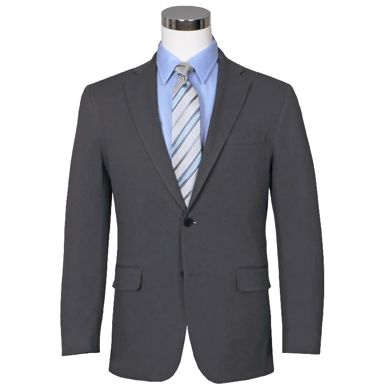 Save on men’s formal wear – perfect for your next event! Voodoo Gray Seersucker Stretch Sport Coat Save on men’s formal wear – perfect for your next event! Voodoo Gray Seersucker Stretch Sport Coat