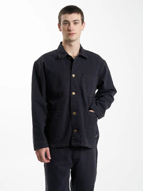 Seasonal sale  Work Shop Jacket - Midnight Blue