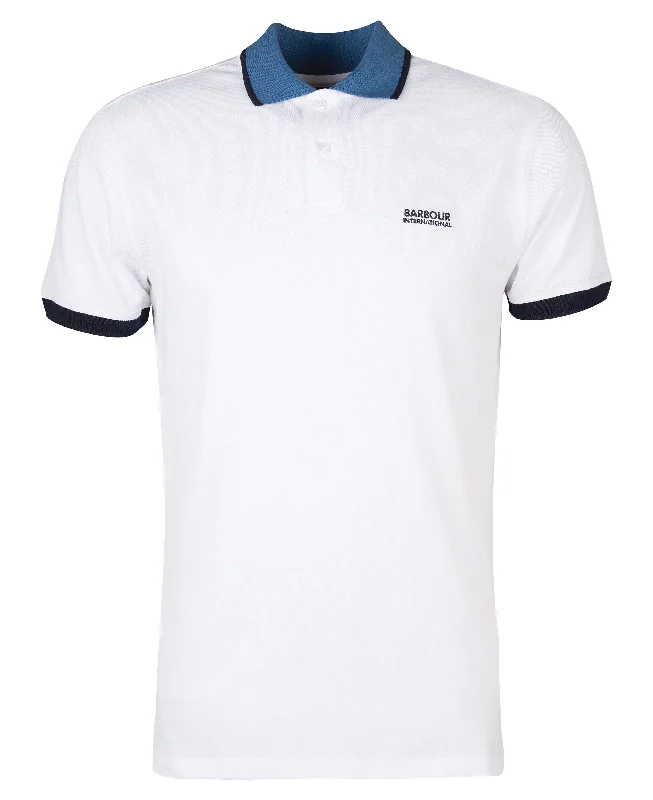 Best clothing deals . – Save up to 70% on trendy styles.  ID70087-Barbour Intl White Howall Polo Shirt