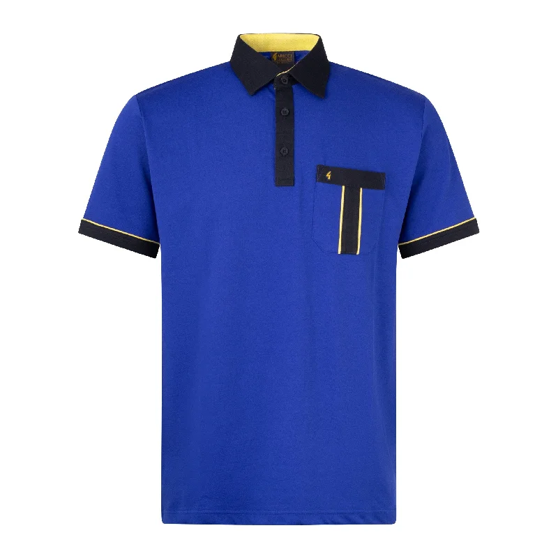 Shop now for affordable fashion – Enjoy free shipping on clothing orders.  Gabicci Classic Pocket Polo Shirt Blue
