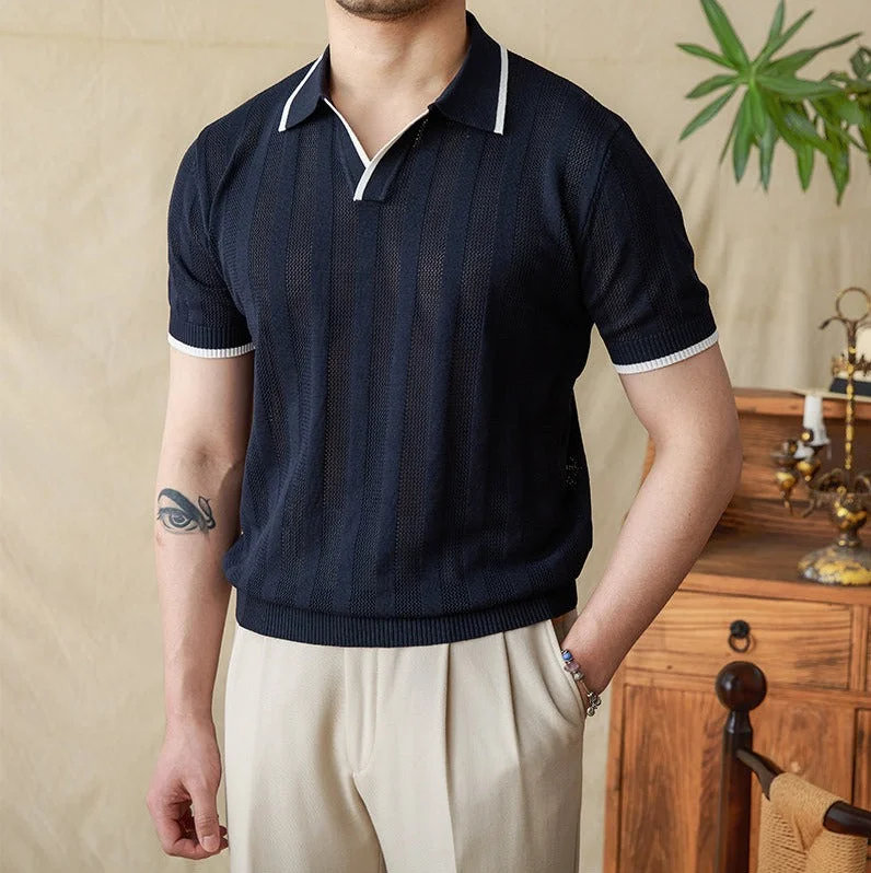 Men’s clothing at unbeatable prices – shop the sale today!  Massimo Ribbed Knit Short Sleeve Polo Shirt