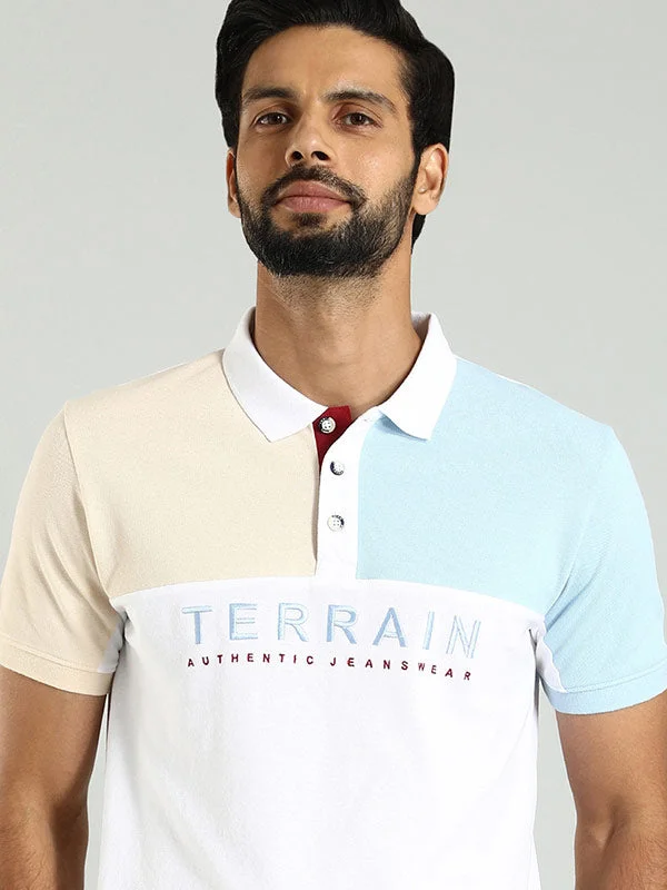 Shop trendy clothing at amazing prices – exclusive deals!  Men Color Block Polo T-Shirt