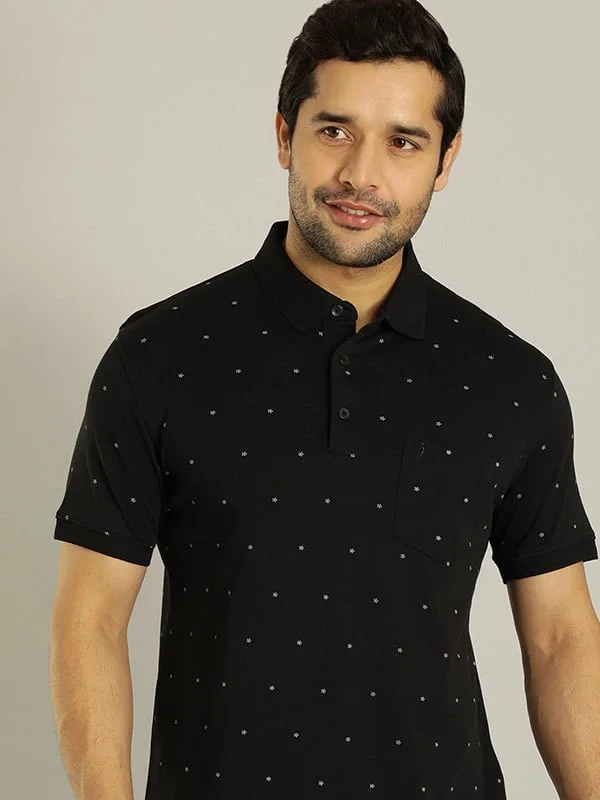 Flash sale alert! Shop fashion-forward clothing at discounted prices.  Men Printed Polo T-Shirt