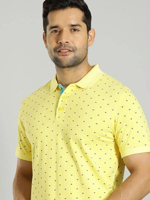 Seasonal discounts on stylish clothes – Perfect for any occasion!  Men Printed Polo T-Shirt