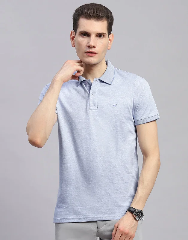 Big discounts – Shop now for amazing deals. Men Sky Blue Solid Polo Collar Half Sleeve T-Shirt Big discounts – Shop now for amazing deals. Men Sky Blue Solid Polo Collar Half Sleeve T-Shirt