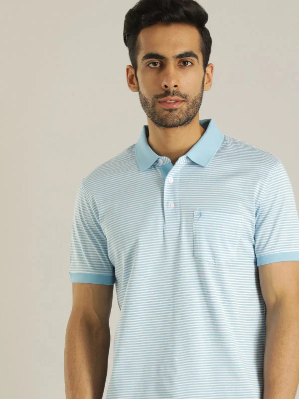 Limited-time discounts on clothing you’ll love   Men Striped Polo T-Shirt