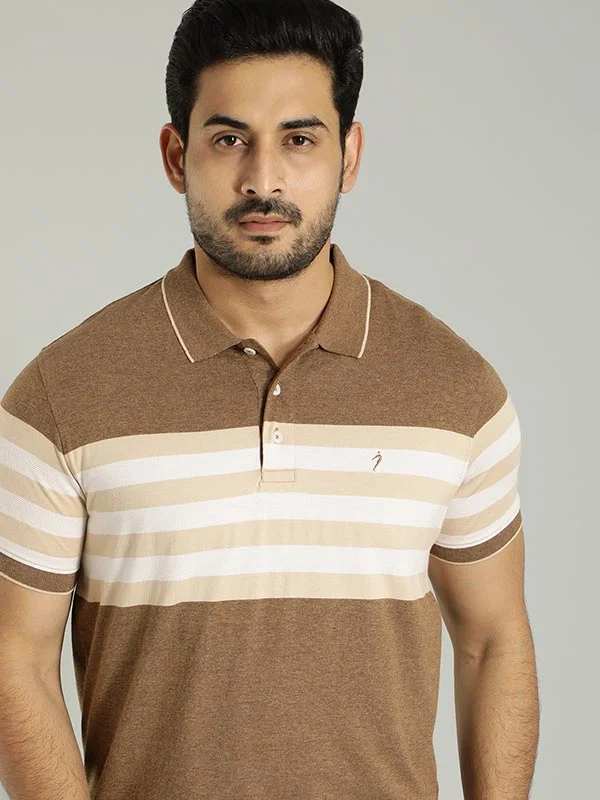 Exclusive online offer: Save 30% on all men's clothing.  Men Striped Polo T-Shirt
