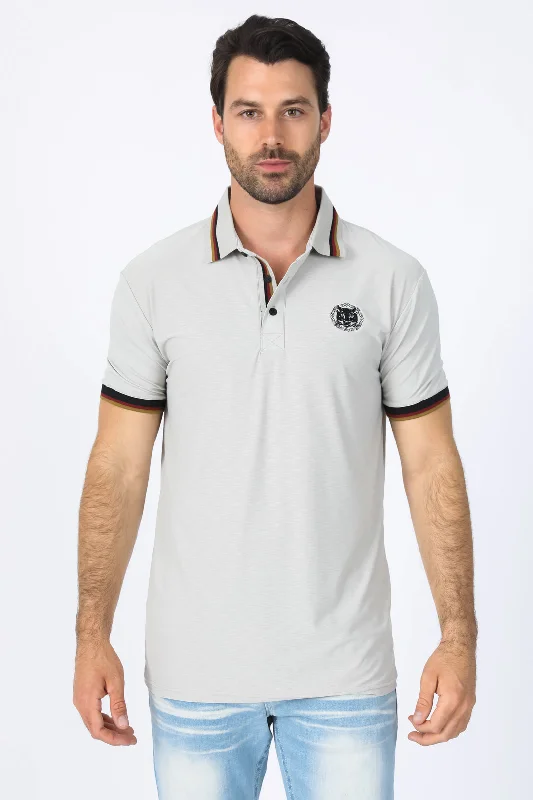 Shop the best in men’s fashion for less – limited-time sale!  Mens Modern Fit Stretch Cotton Bone Polo