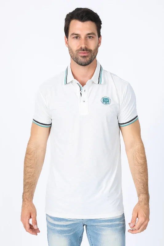 Save more with our buy-more, save-more deals on men’s fashion.  Mens Modern Fit Stretch Cotton White Polo
