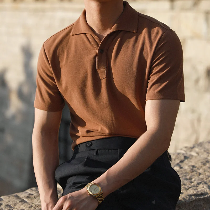 Upgrade your look with stylish, affordable men’s clothing.  One-Piece Collar Portofino Polo