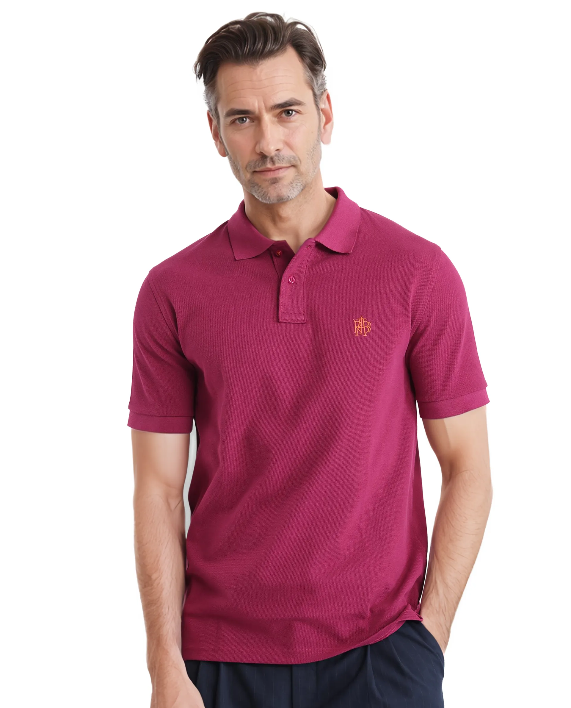 Hurry, the best deals on men’s fashion won’t last long!  Rare Rabbit Men Pare-1 Dark Purple Cotton Fabric Short Sleeve Collared Neck Regular Fit Printed Polo