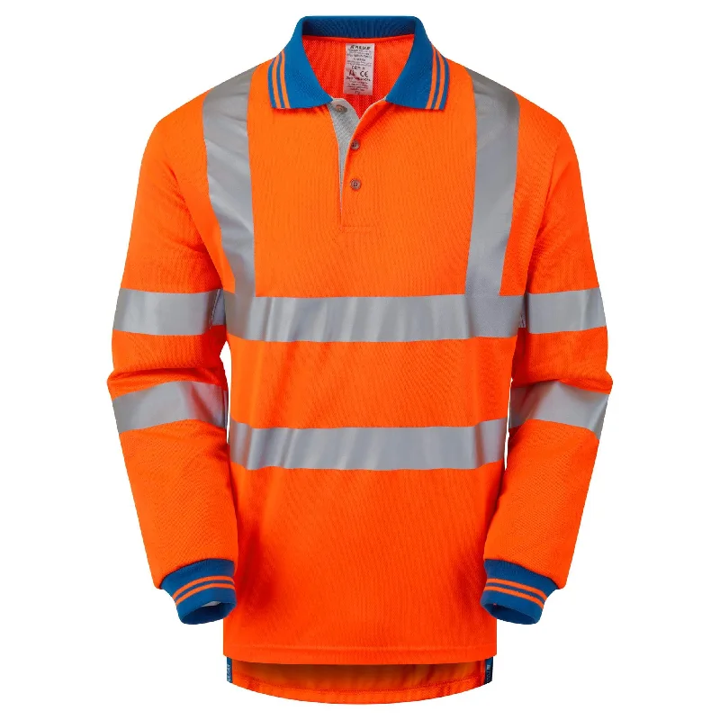 Seasonal sale  PULSAR PR470-CRS Rail Spec Hi Vis Cut Resistant Sleeve Polo Shirt