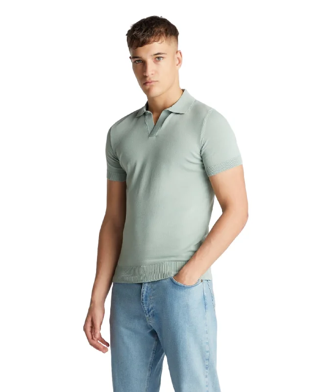 End-of-season clothing sale – Shop now for big savings!  ID24417-Remus Green Skipper Collar Polo Shirt