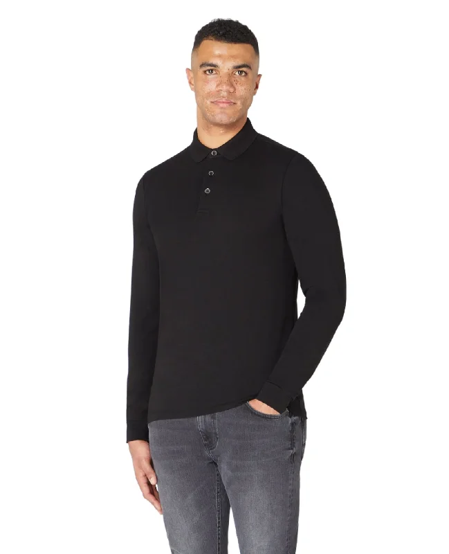 Get stylish outfits for every occasion – Shop now and save! ID60268-Remus Black Longsleeve Polo Shirt Get stylish outfits for every occasion – Shop now and save! ID60268-Remus Black Longsleeve Polo Shirt