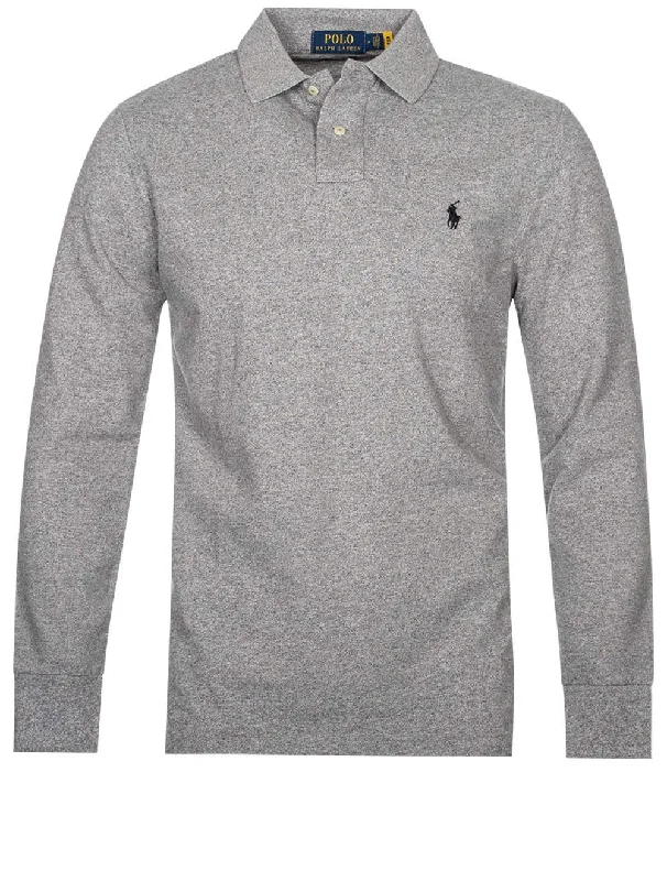 Massive markdowns on clothing items you love – Hurry before they’re gone!  Basic Mesh Long Sleeve Polo Grey