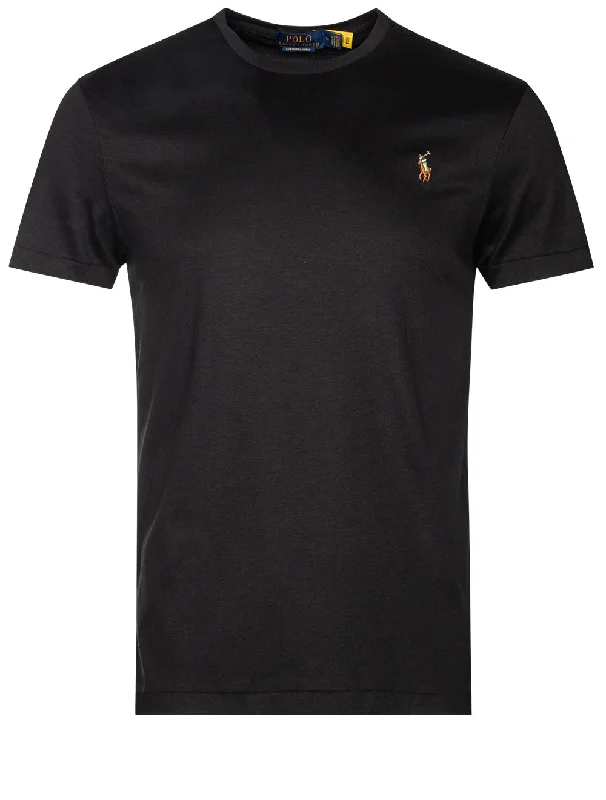 – Shop trendy clothing now.  Pima Polo T-Shirt Black