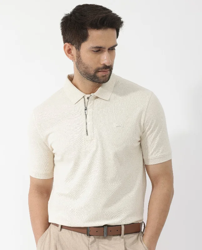 Shop our men's clothing collection for the best prices of the season.  Rare Rabbit Men's Salismel Beige Half Sleeves Solid Polo T-Shirt