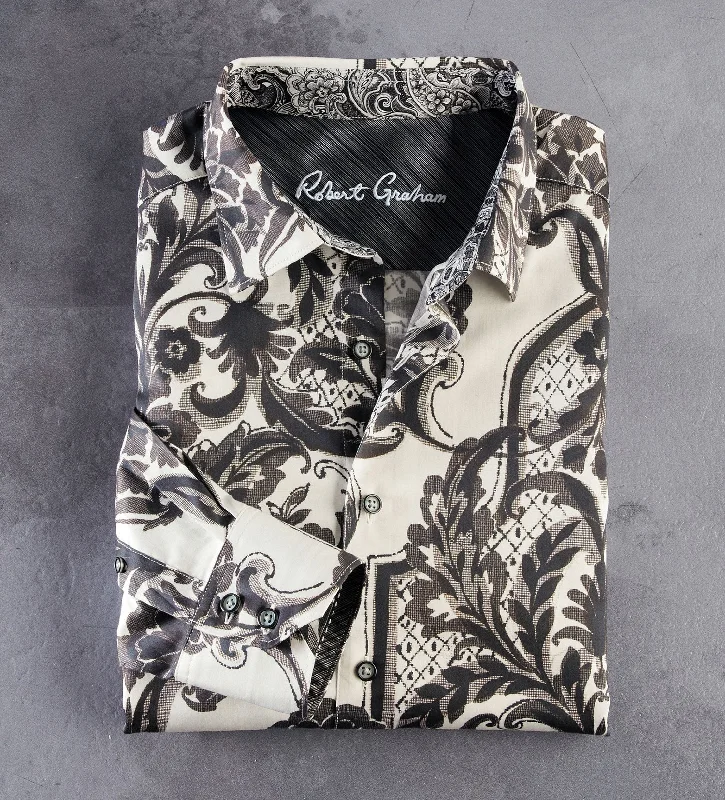 Men’s wardrobe essentials now at unbeatable prices.  Robert Graham Hobart Shirt