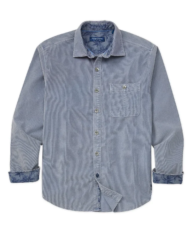 Last chance! Men’s clothing at unbeatable prices.  Tommy Bahama Long Sleeve Coastline Cord Sun Fade Sport Shirt