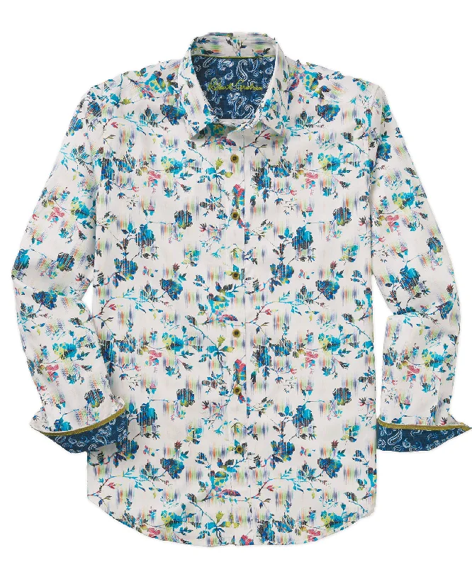 Big discounts – don’t miss out!  Robert Graham Long Sleeve 'Sumter' Print Sport Shirt