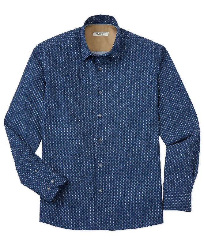 Shop affordable clothing – Limited-time only!  Foulard Print Long Sleeve Sport Shirt