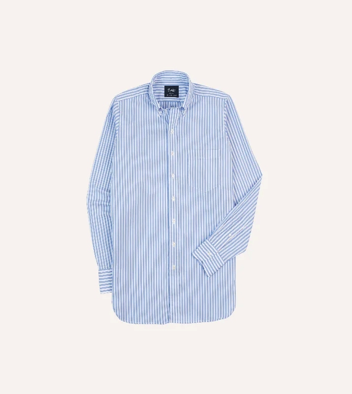 Shop men’s clothing now and enjoy amazing savings. Blue Bengal Stripe Cotton Poplin Button-Down Shirt Shop men’s clothing now and enjoy amazing savings. Blue Bengal Stripe Cotton Poplin Button-Down Shirt