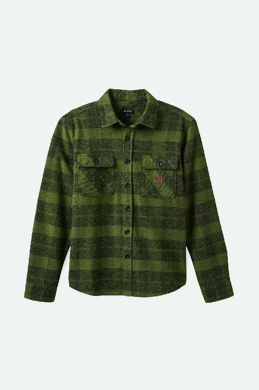 Exclusive online discounts – Shop clothing for every occasion!  Bowery Heavyweight L/S Flannel - Cypress Green/ Black