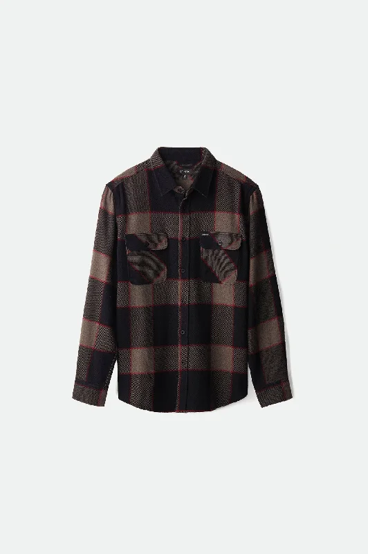 Shop men’s and women’s fashion at unbeatable prices today!  Bowery L/S Flannel - Heather Grey/Charcoal
