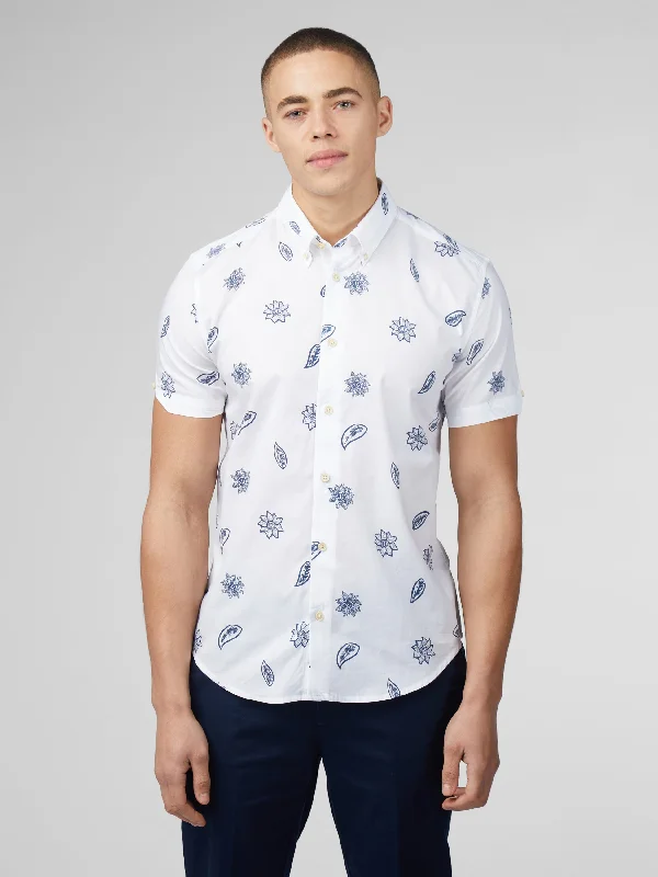 Time to shop! Men’s clothing deals you can’t resist. Signature Floral Print Shirt - Snow White Time to shop! Men’s clothing deals you can’t resist. Signature Floral Print Shirt - Snow White
