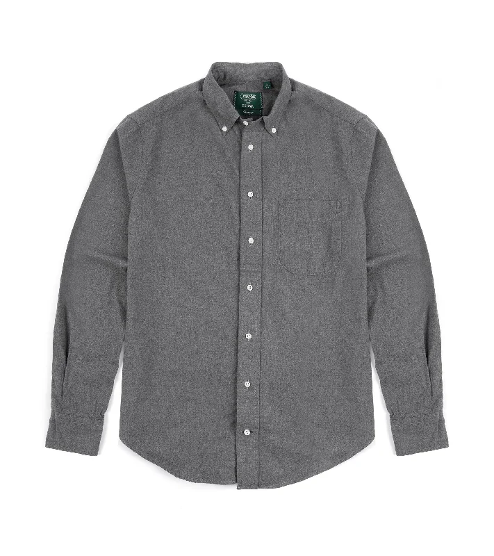 Shop the essentials – men’s wardrobe must-haves on sale.  Gitman Vintage Classic Cotton Flannel Button Down Shirt: Grey