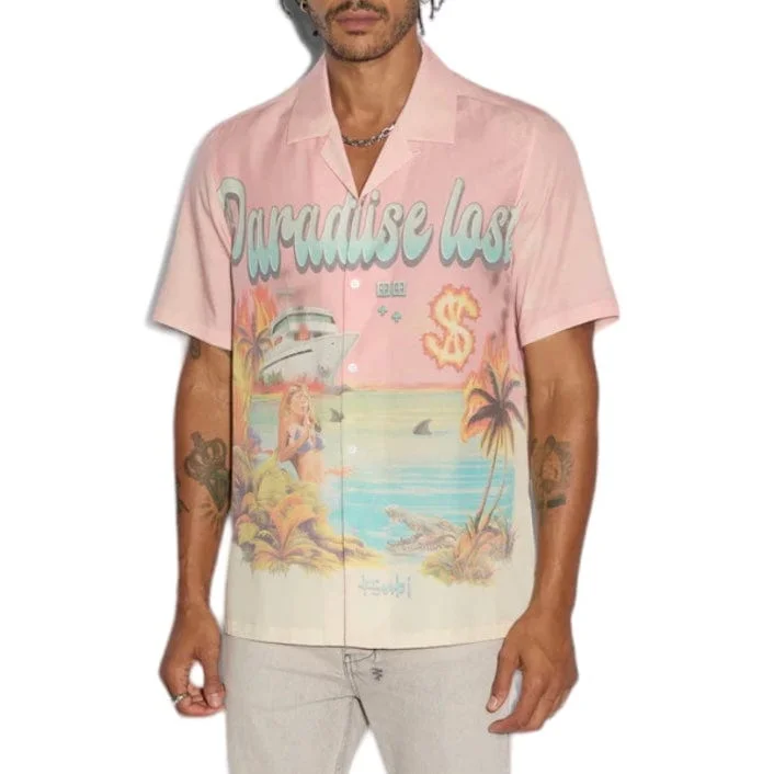 Flash sale: Save big on men's clothing this weekend!  Ksubi Paradise Lost Resort SS Shirt (Assorted Multi) MPF24SH025