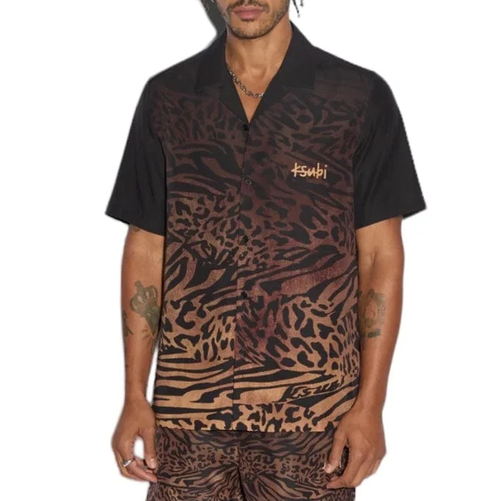 Shop affordable clothing for less – Big discounts online now.  Ksubi Sinners Resort SS Shirt (Assorted Leopard) MPF24SH001