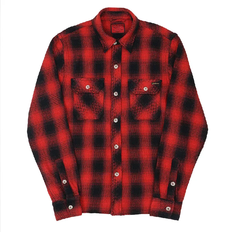 Shop our exclusive men’s fashion deals – limited time only! Long Sleeve 2 Notch Flap Pocket Shirt / JAPANESE COTTON Flannel - Red/White Shop our exclusive men’s fashion deals – limited time only! Long Sleeve 2 Notch Flap Pocket Shirt / JAPANESE COTTON Flannel - Red/White