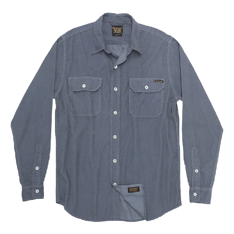 Shop men’s  clothing for all seasons – Save big today!  Long Sleeve Notch Flap Shirt 28-Wale Light Weight Corduroy - Moon