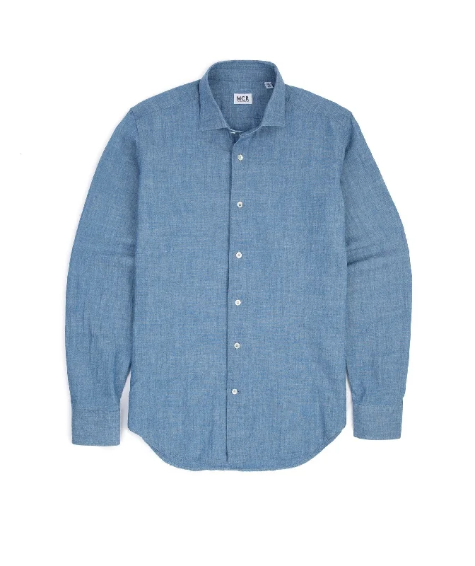 Shop our men's clothing collection for the best prices of the season.  MCR Slim Japanese Chambray Shirt: Light Blue