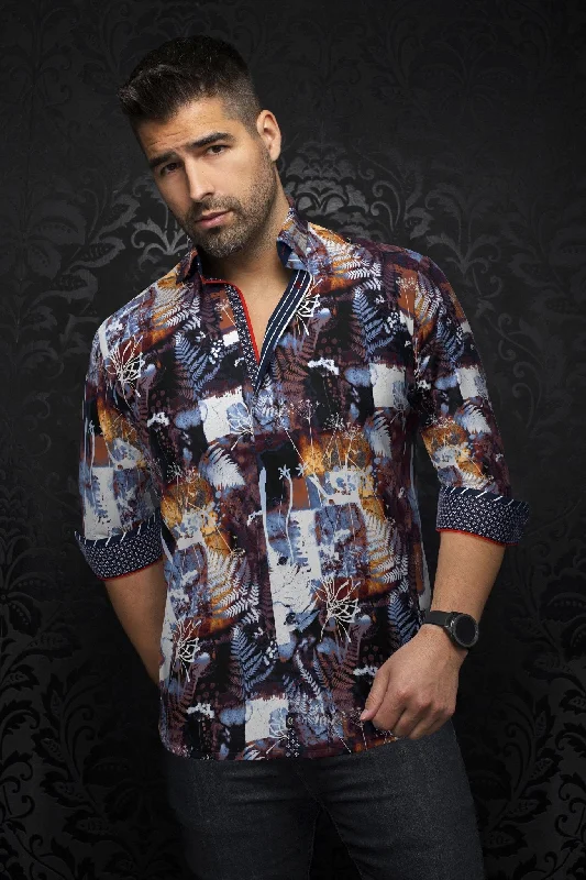 Shop men’s clothing now and enjoy amazing savings.  AU NOIR | Long Sleeve Shirt | Olson Tobacco