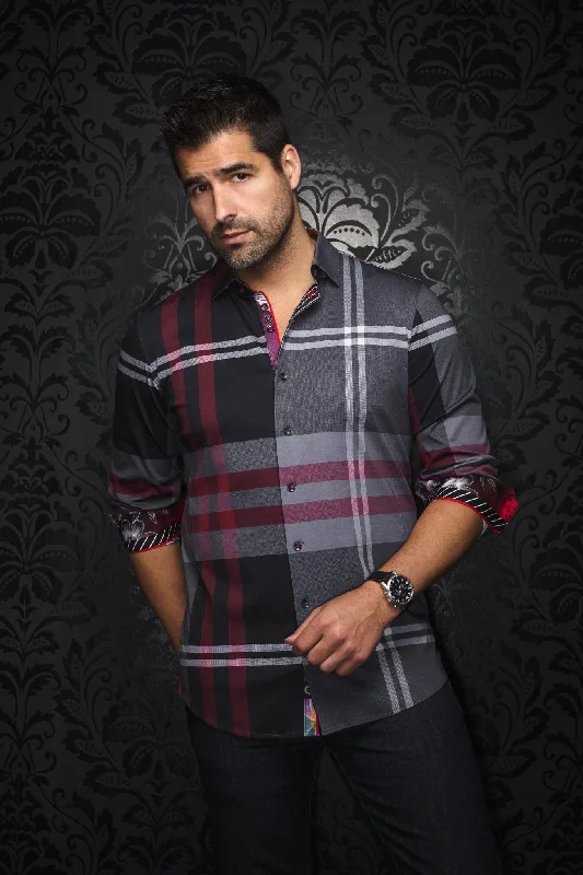 Enjoy exclusive discounts.  AU NOIR | Long Sleeve Shirt | Verdi Grey