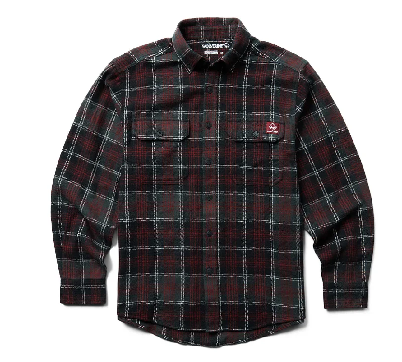 Shop fashion favorites at discounted prices – Limited time offer.  Wolverine Men's Glacier Heavyweight Long Sleeve Flannel Shirt