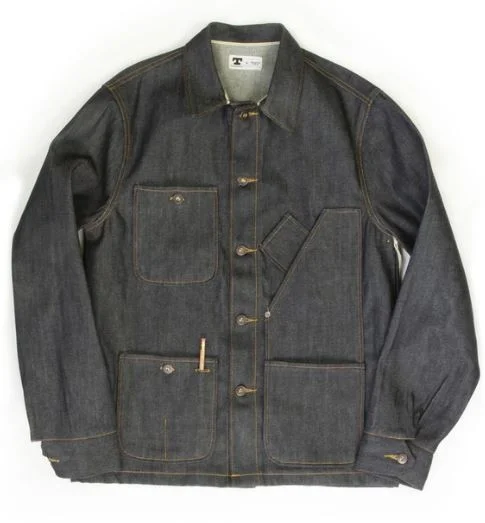 Don’t miss out – Limited-time   12.5oz Indigo Selvedge Denim Coverall Jacket