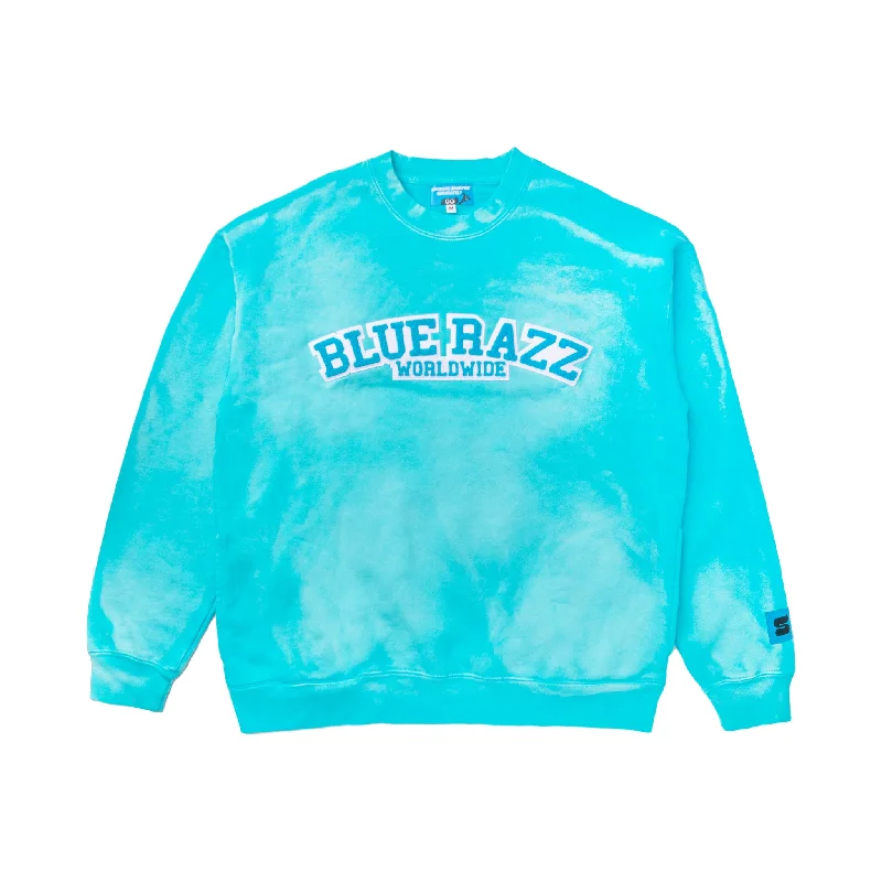Upgrade your wardrobe with stylish clothing at discounted prices.  Blue Razz Flavor Crewneck