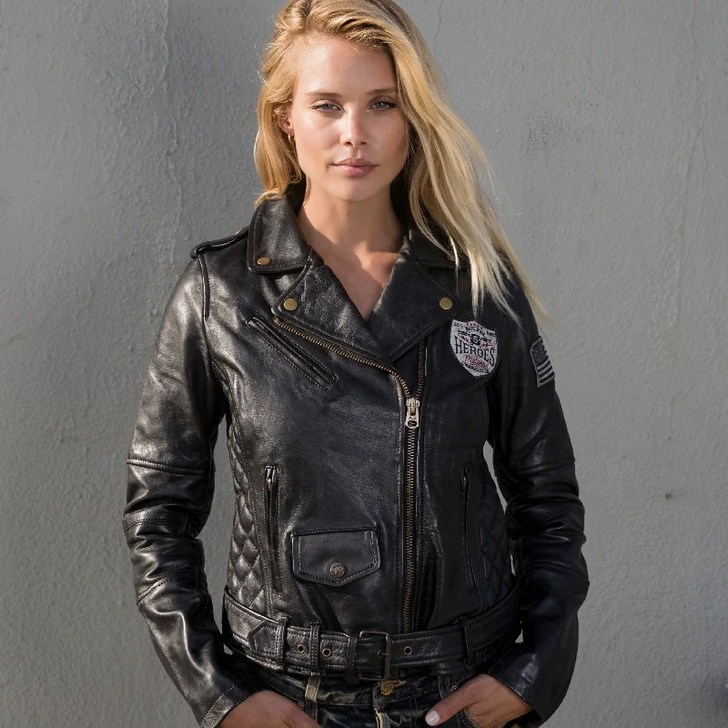 Exclusive discounts on all types of clothing – Shop now!  Jacket leather "Ginger" Women