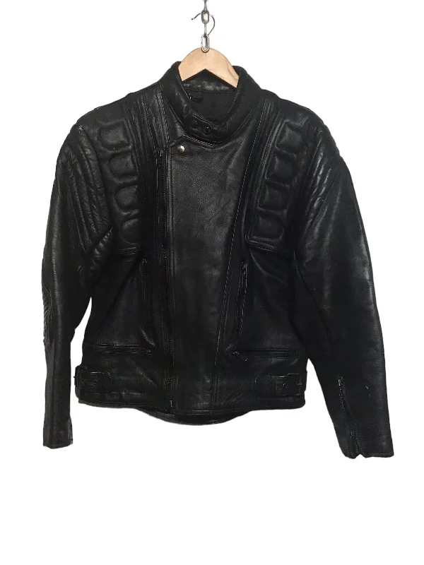 Shop stylish and affordable clothes –   Genuine Leather Biker Jacket (Size M)