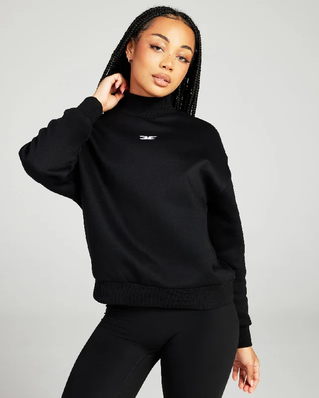 Shop trendy clothing for every season – Special promotion today.  Classic Women's Mockneck - Black