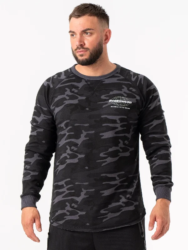 Fresh clothing styles are here – Shop now for exclusive discounts!  Energy Crew Neck - Black Camo