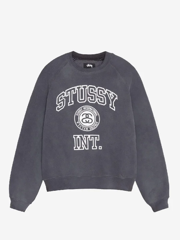 Get the latest styles in clothing – Shop now for unbeatable deals.  Stussy Overlock Varsity Raglan Crew - Washed Black